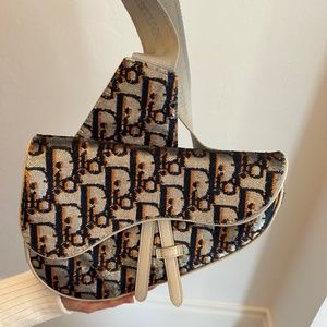 Dior Saddle Sling Sequins